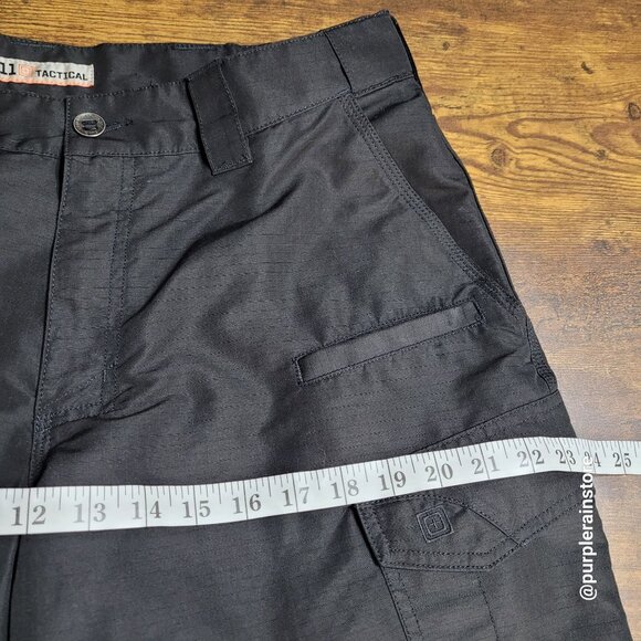5.11 Tactical Fast Tac Cargo Pants 36x32 measures 34x31 Ripstop Leo EMT Career - Picture 8 of 12